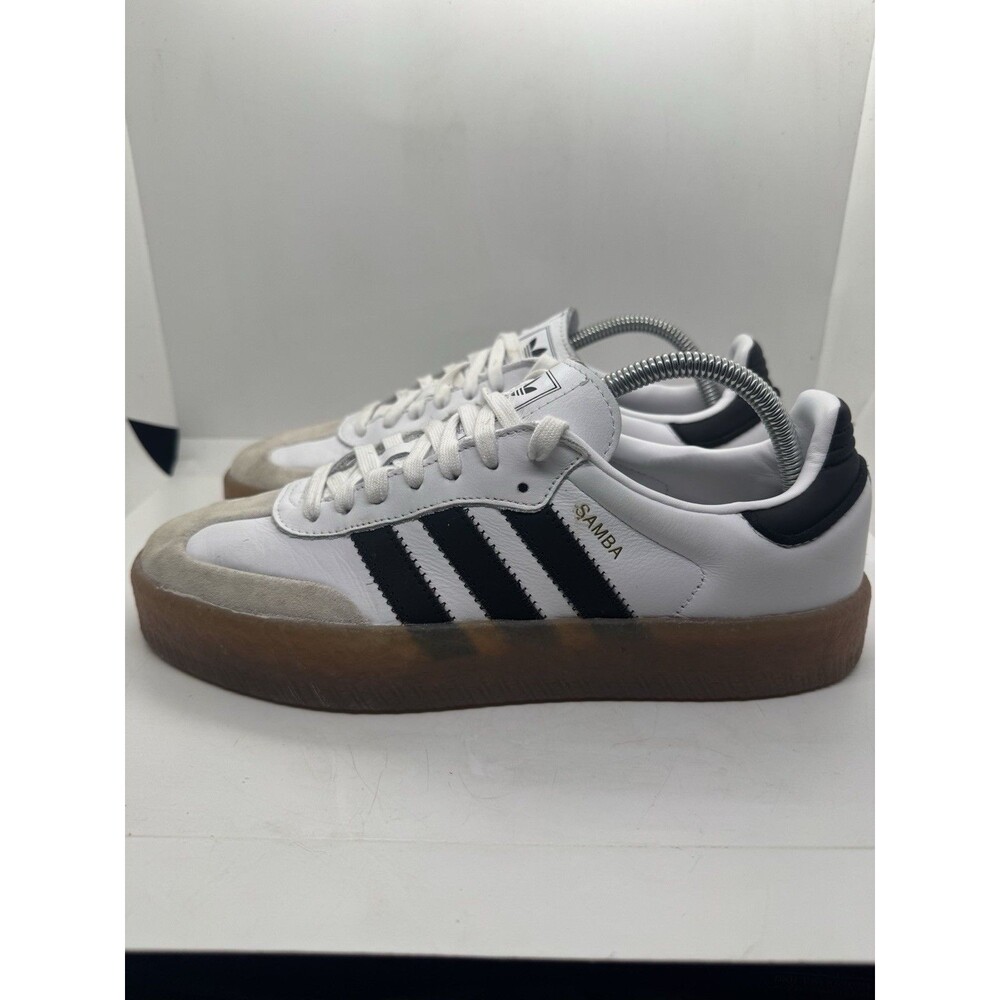 Adidas Sambae PlatformWomens 9 White Shoes Sneakers